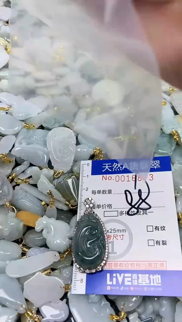 【闪购商品】翡翠颈饰未镶嵌天然A货翡翠