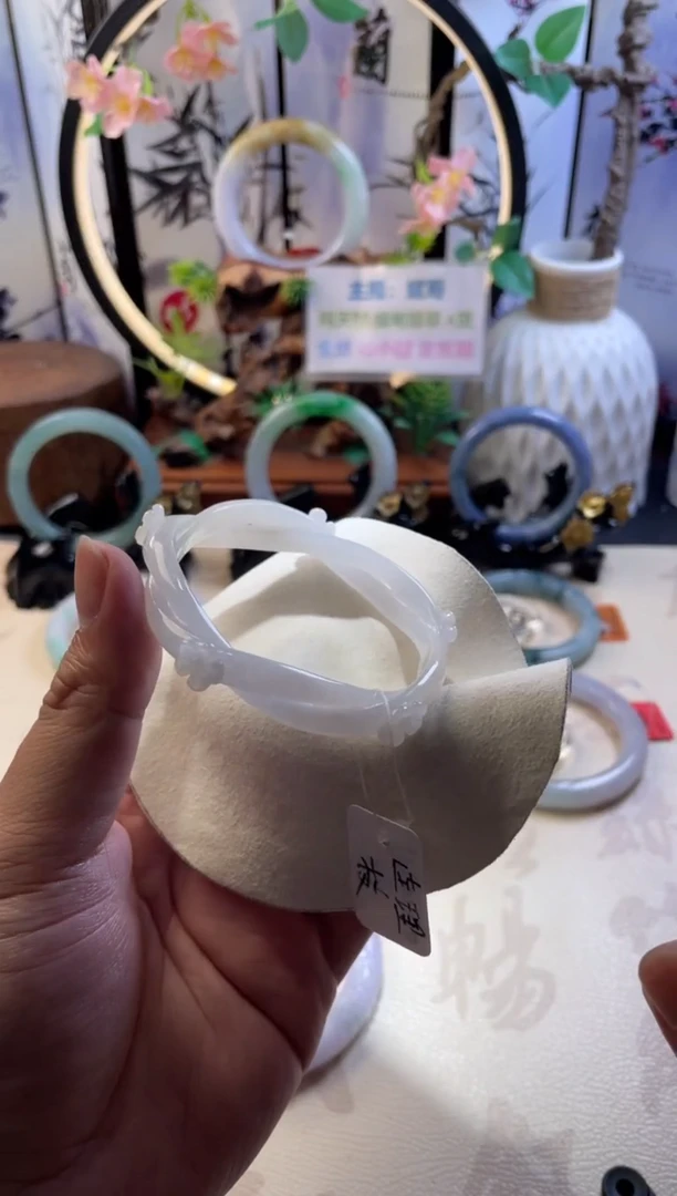 未镶嵌手镯翡翠正圈55