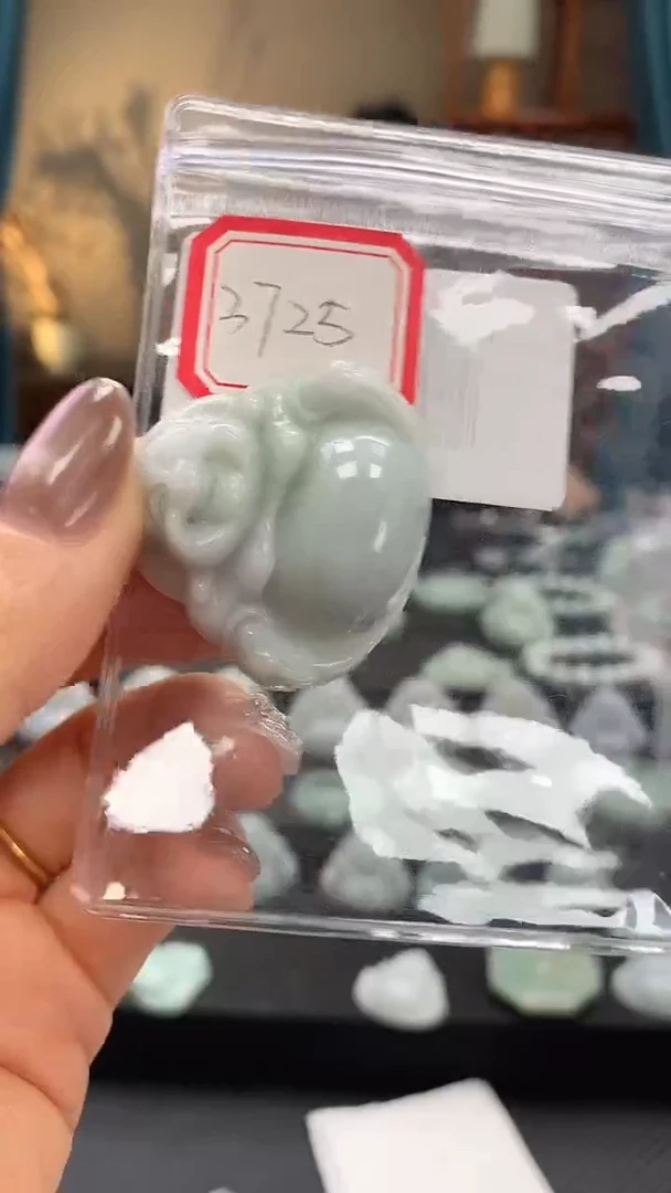 颈饰未镶嵌翡翠佛公3725