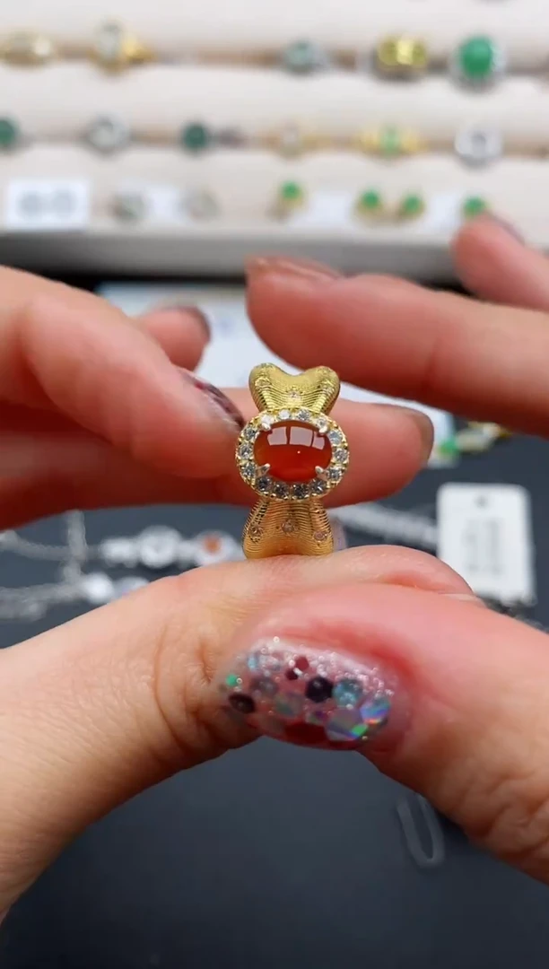 银S925镶嵌戒指翡翠7777777+9