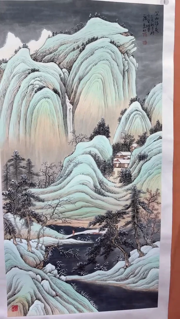 国画师立照老师国画作品