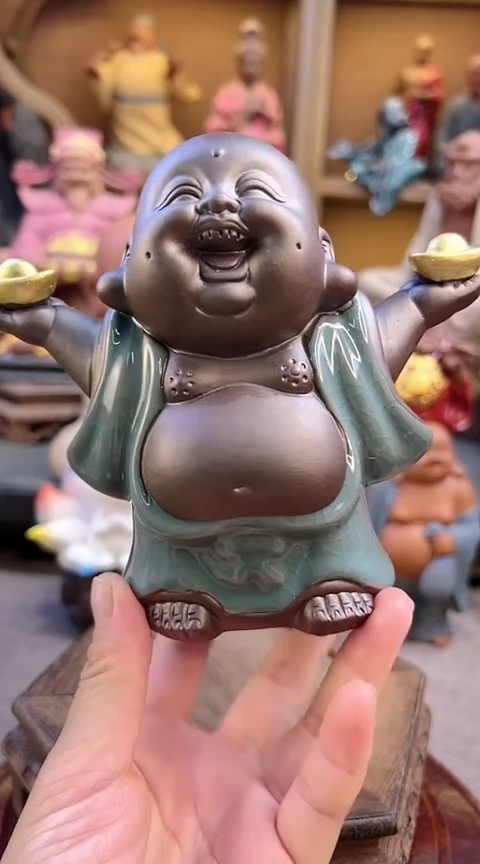 紫砂茶宠器闵茶宠摆件