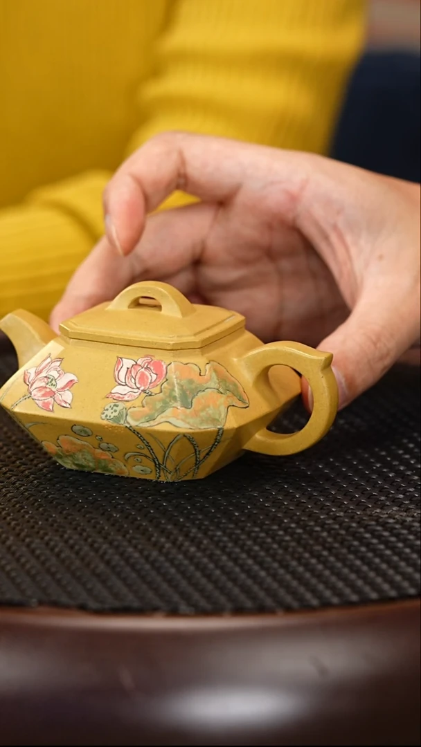 茶壶紫砂68 王品荣 老段泥  合斗壶 150cc