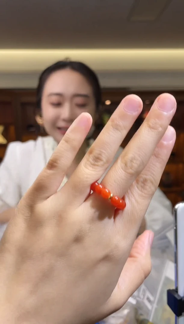 未镶嵌南红玛瑙戒指（多样性发一件）