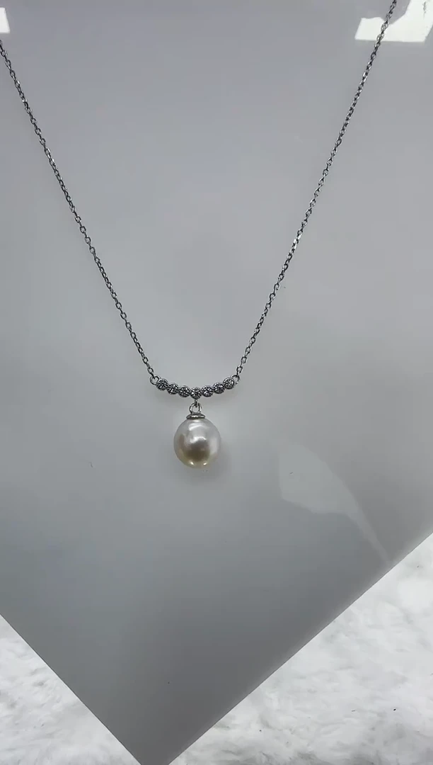 【闪购商品】淡水珍珠DA银S925镶嵌a1448 套链10