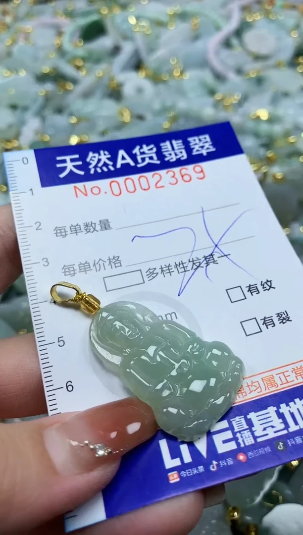 颈饰未镶嵌翡翠天然A货翡翠