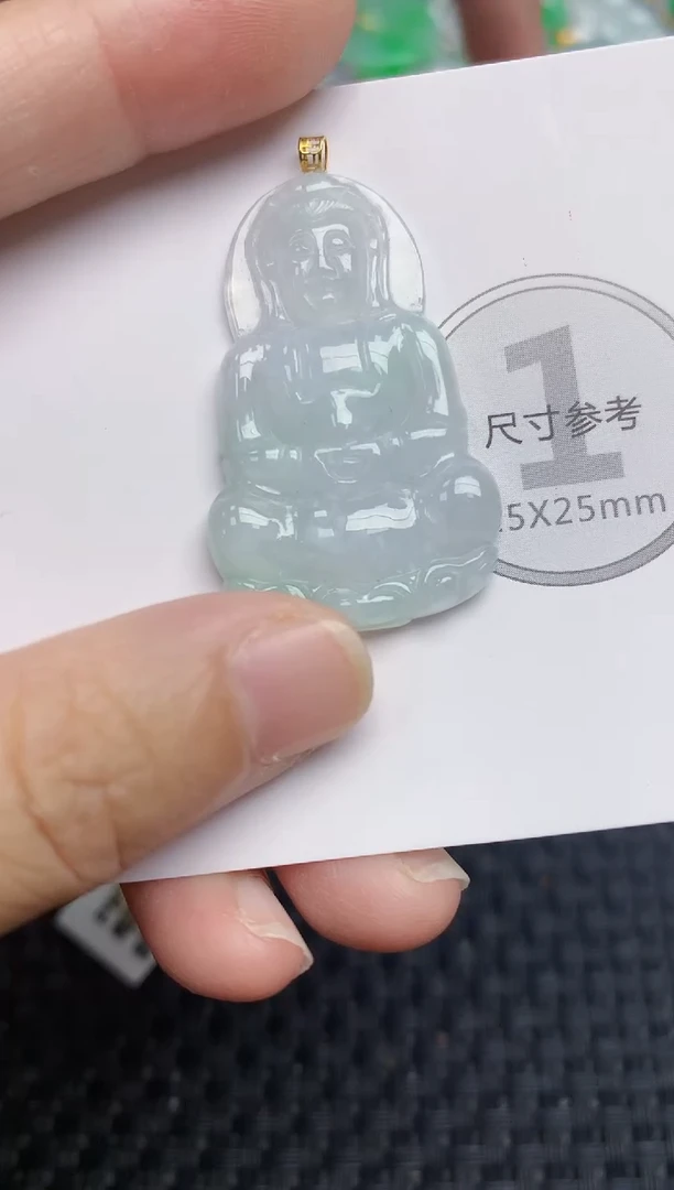 颈饰未镶嵌翡翠天然缅甸A货翡翠百元以上9元证书费自理