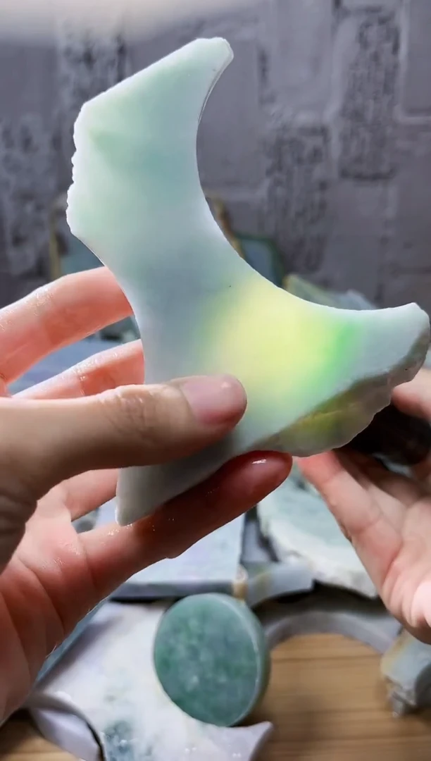 裸石翡翠天然翡翠A货 陈 757