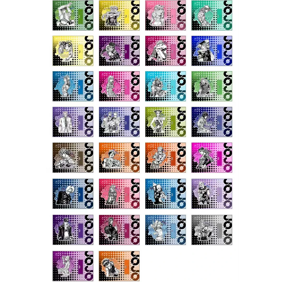 【JOJO】jojo彩点漫影立牌集(默认代拆)135*100【非官谷介意勿拍】