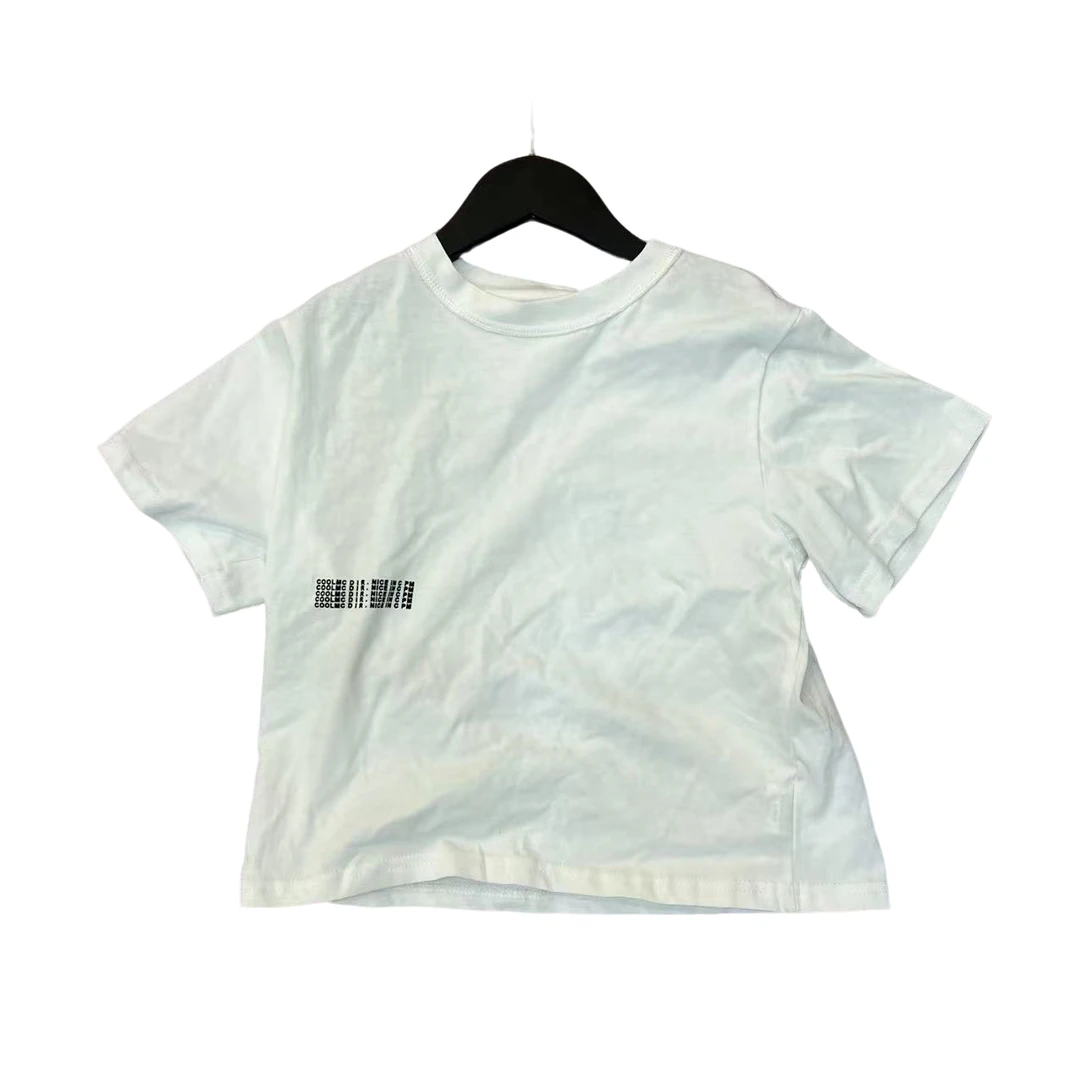 蛋蛋家【福利款】白色字母短袖T恤