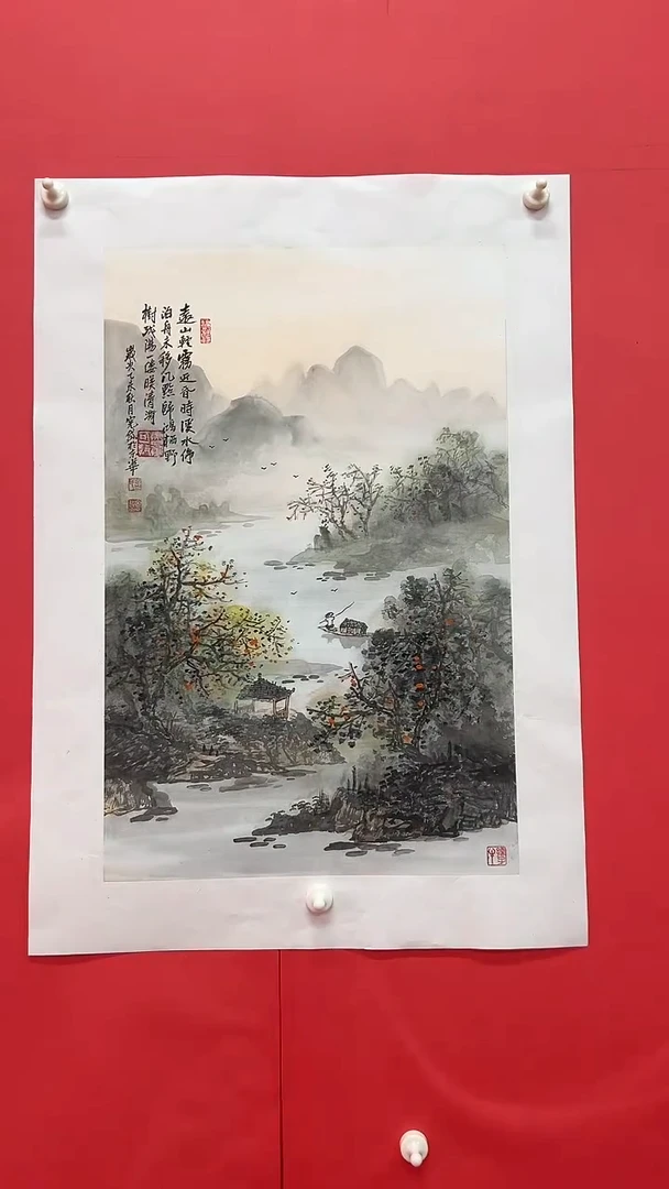 国画孟宪岱手绘国画