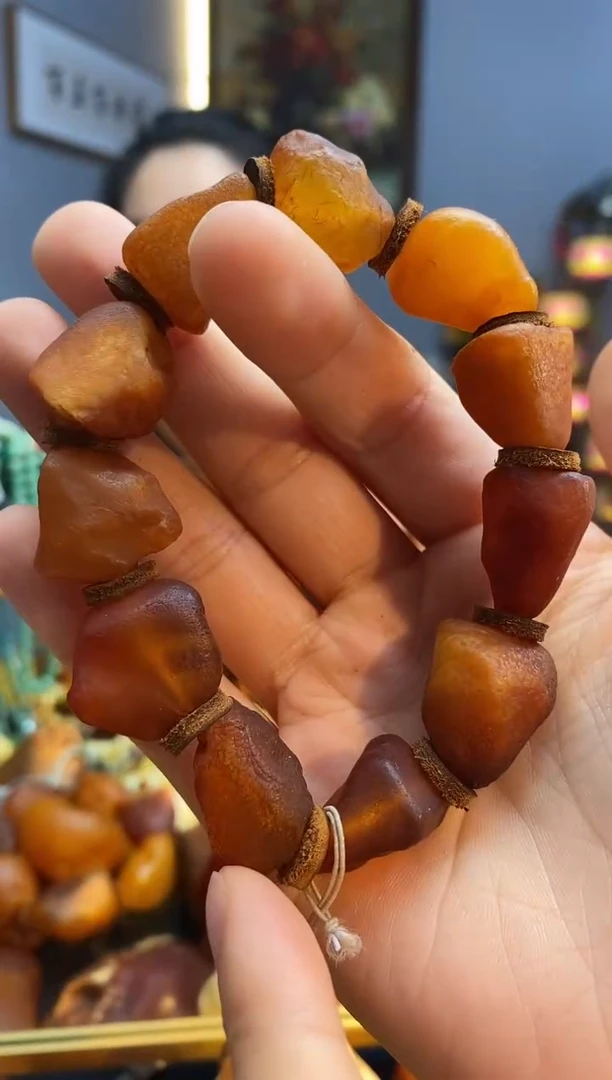 未镶嵌琥珀手串手串