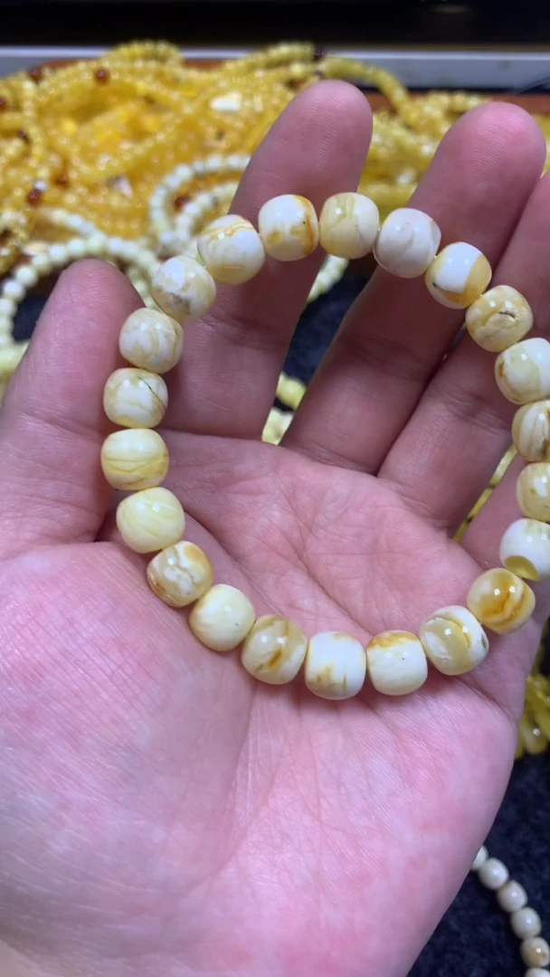 手链琥珀未镶嵌10.5
