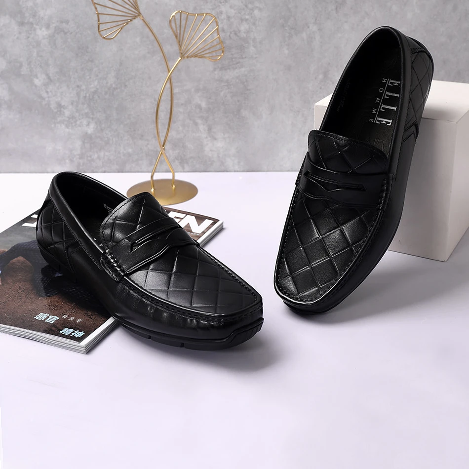 A354-男士潮流豆豆鞋乐福鞋透气商务英伦风休闲皮鞋223187980