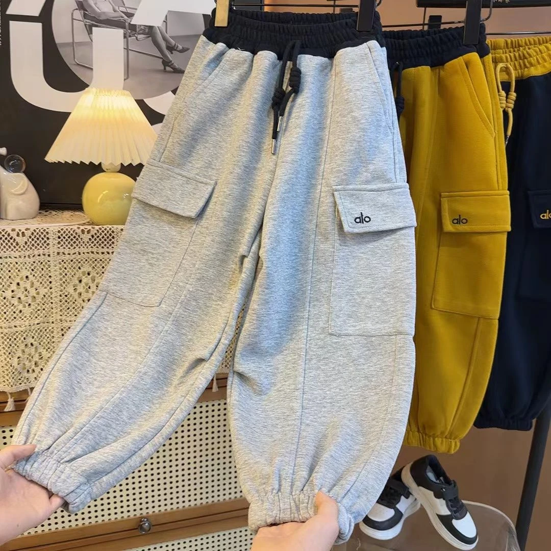 2025秋季儿童运动裤中大童休闲长裤韩版卫裤S9555