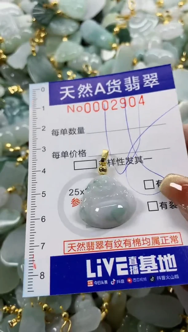 颈饰未镶嵌翡翠天然A货翡翠