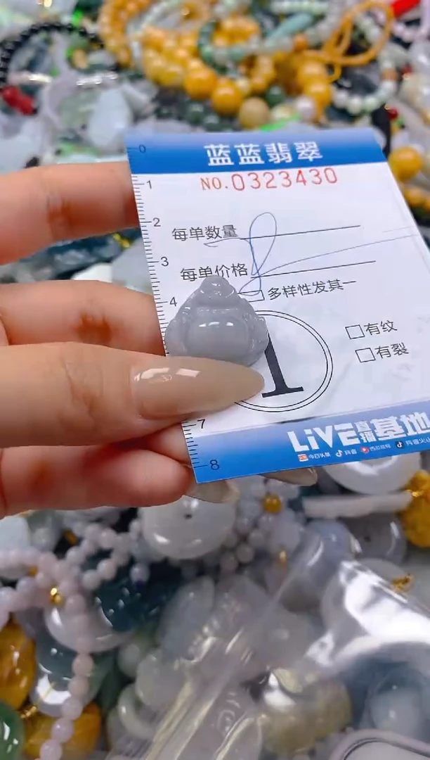 翡翠未镶嵌颈饰闪购0323430多样性发其一
