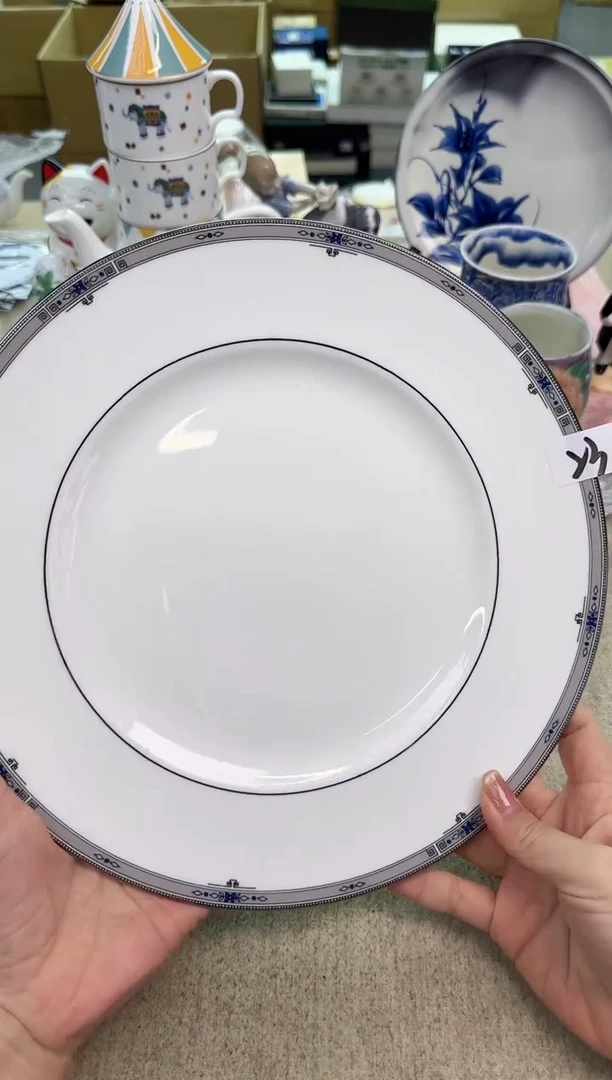 瓷片27.5cm 泡泡家的瓷器真好看