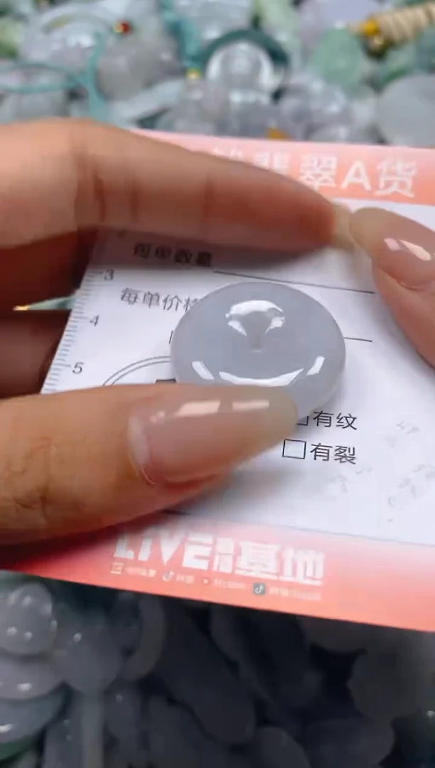 翡翠未镶嵌颈饰闪购0025704