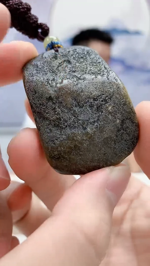 未镶嵌定制翡翠雨***…5028bb-毛货挂件