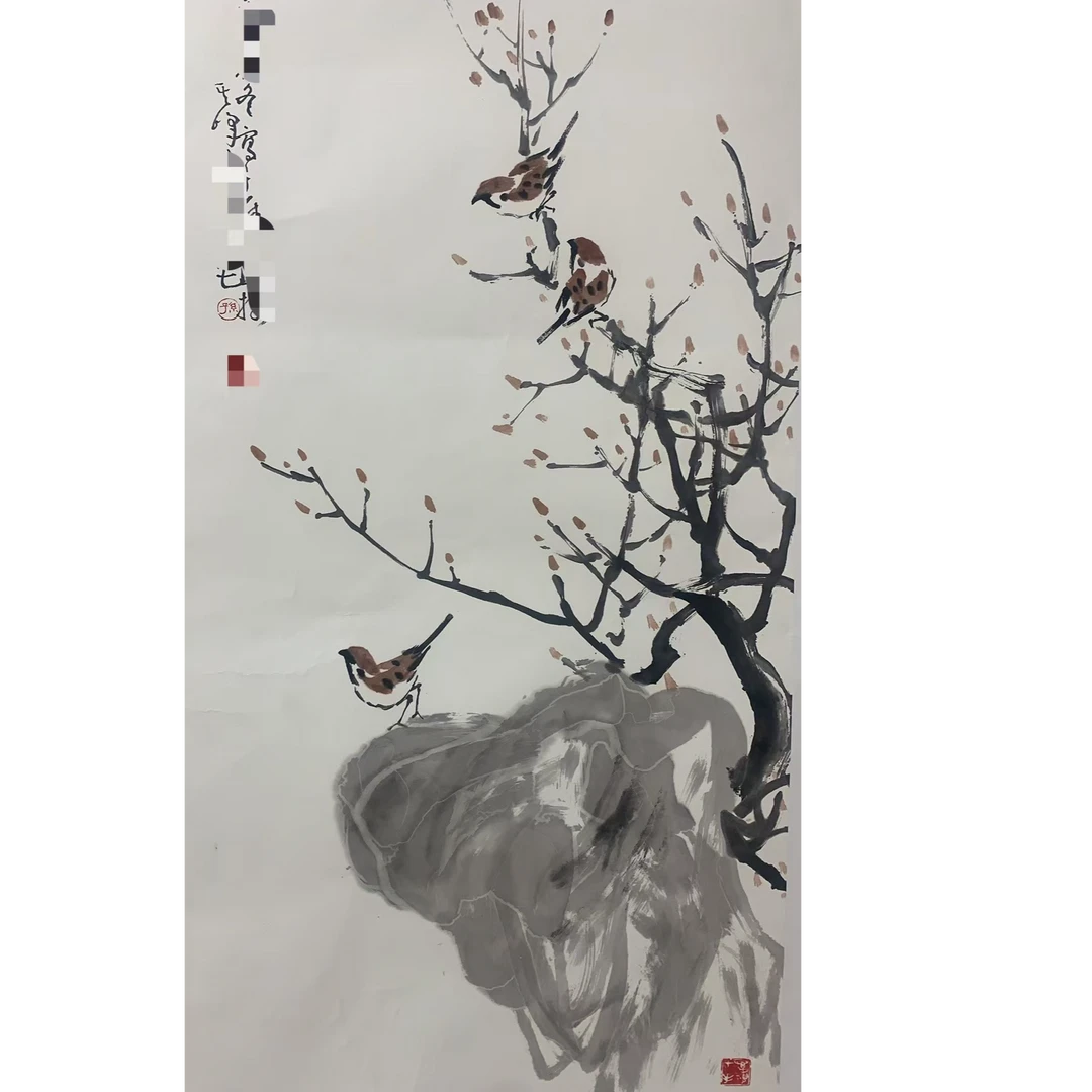 孙老款 花鸟画心100 50 4.5平尺