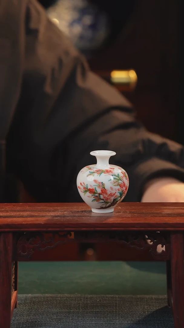 【闪购商品】摆件釉下五彩纯手工手绘原创瓷器