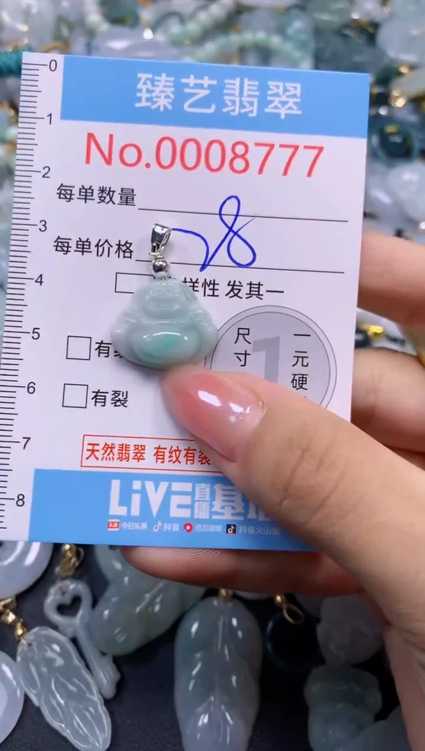 颈饰未镶嵌翡翠8777