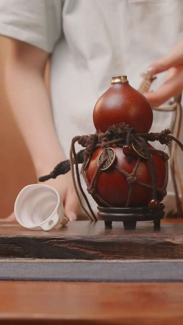 1988号精品大漆葫芦防腐防渗装水茶酒