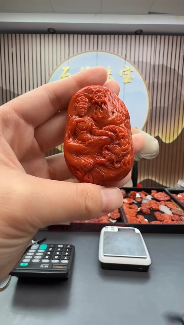 未镶嵌雕刻南红玛瑙073ZB1331产品一个