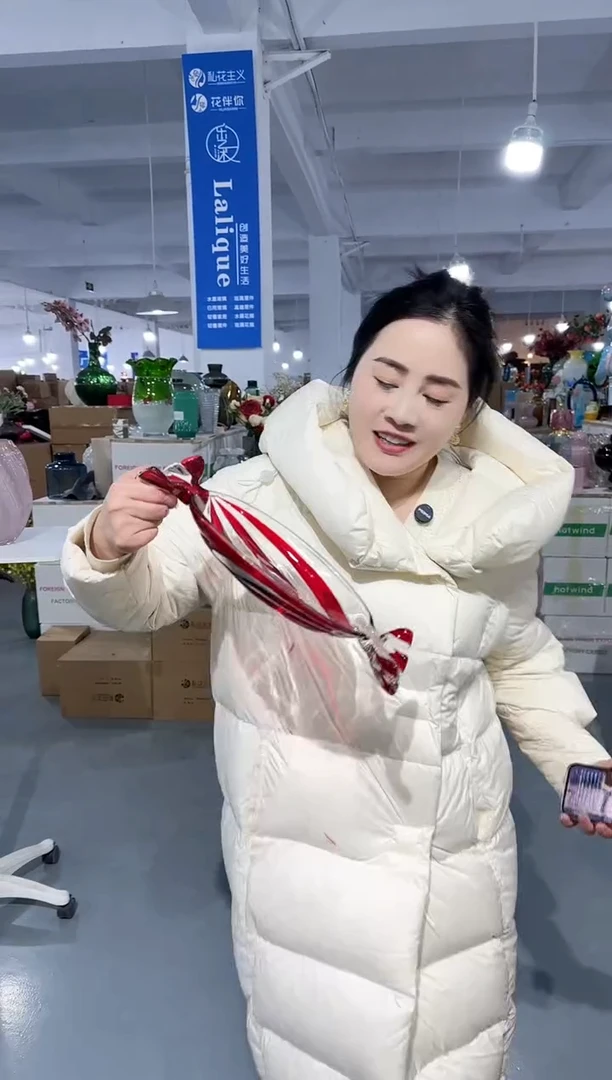 【闪购商品】玻璃安琪花瓶微瑕-WZBW