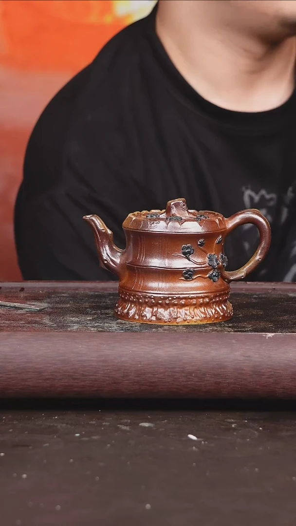 茶壶紫砂柴烧 树桩