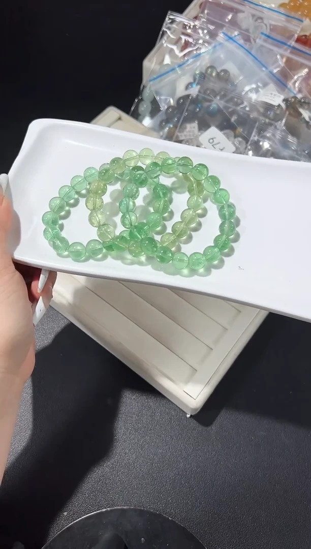 未镶嵌手链萤石82r多样性发其一【1条】默认微瑕10mm