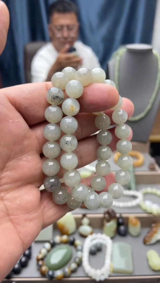 手串未镶嵌和田玉和田玉卡10