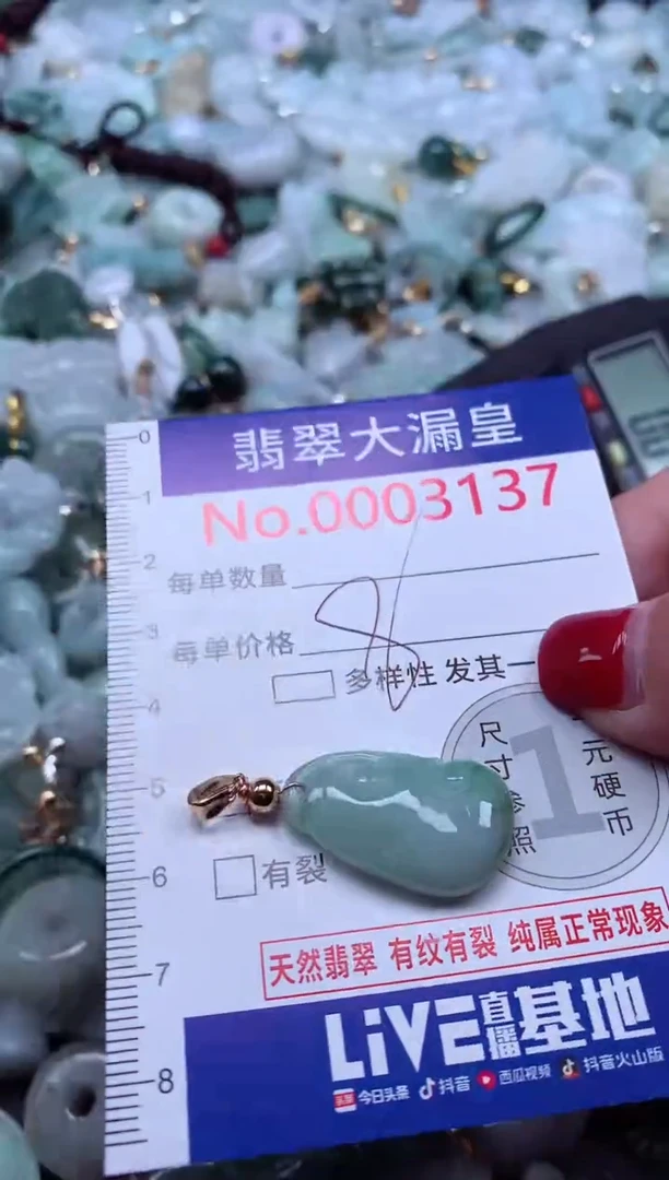颈饰未镶嵌翡翠3137