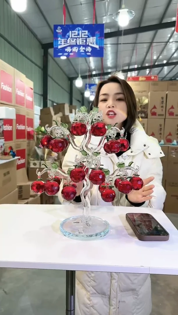 【闪购商品】玻璃于清花器L-早54