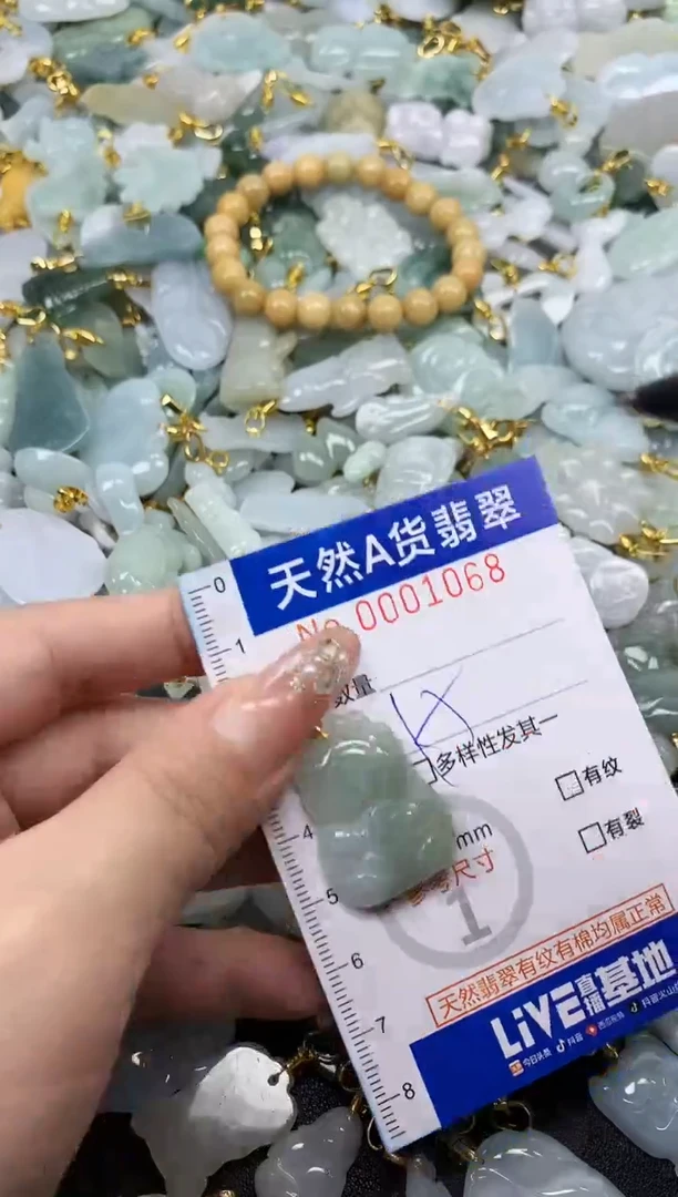 翡翠未镶嵌颈饰天然A货翡翠