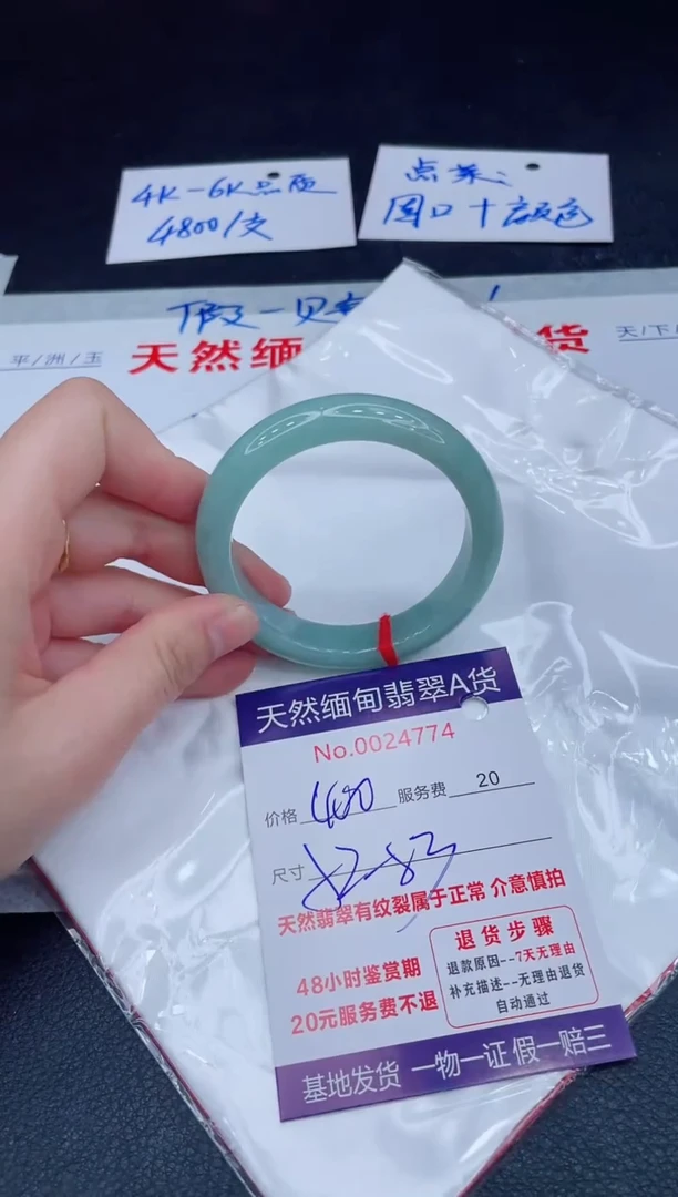 未镶嵌手镯翡翠400.00