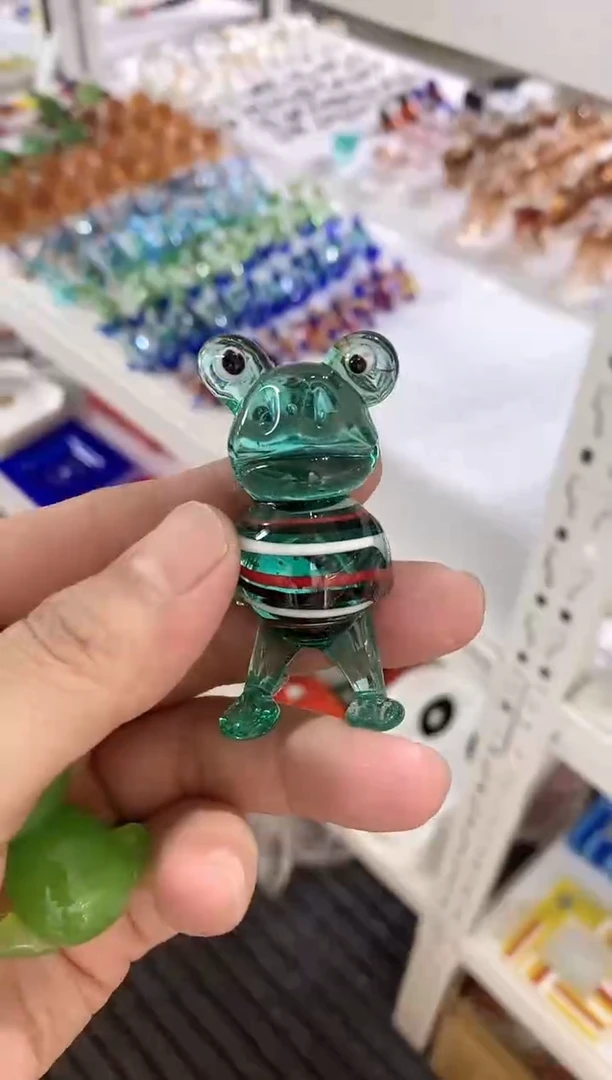 琉璃手工艺品青蛙