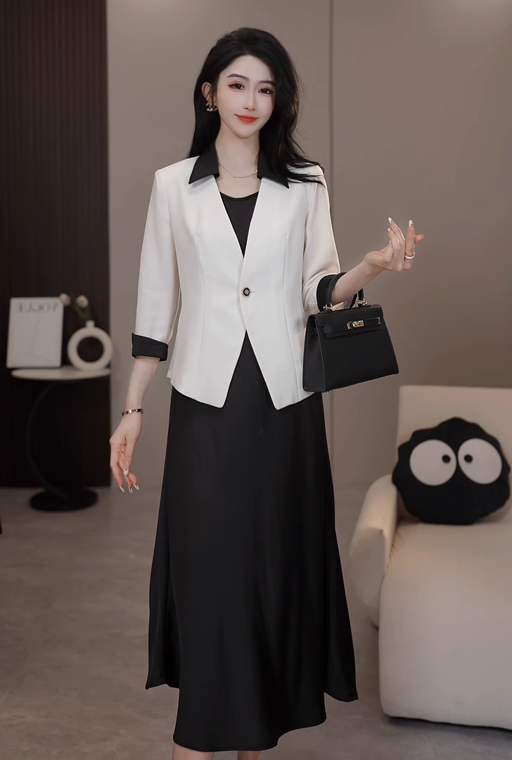 【依帆专属】 F1150新款套装2025春季时尚气质款女装连衣裙套装