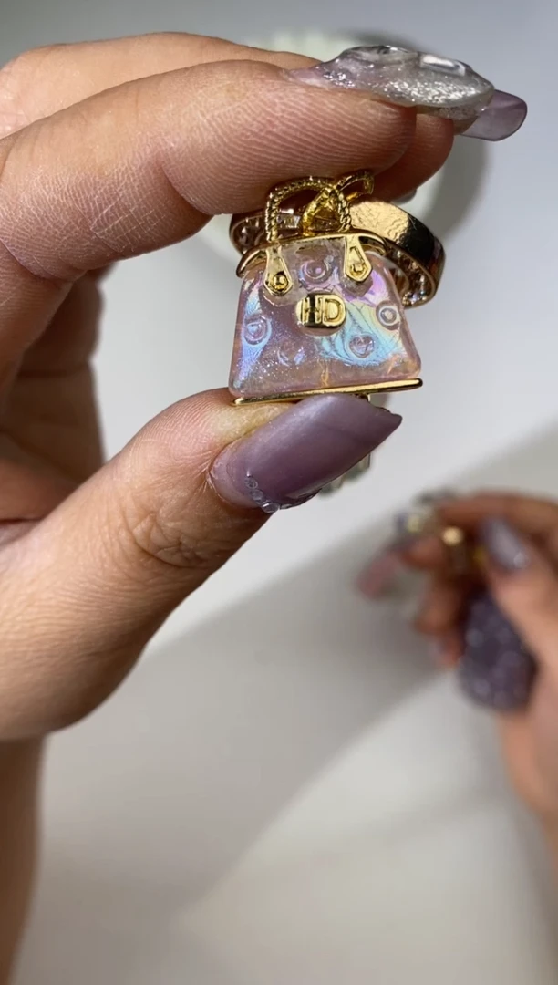 玻璃2839海蒂小包包粉色1个