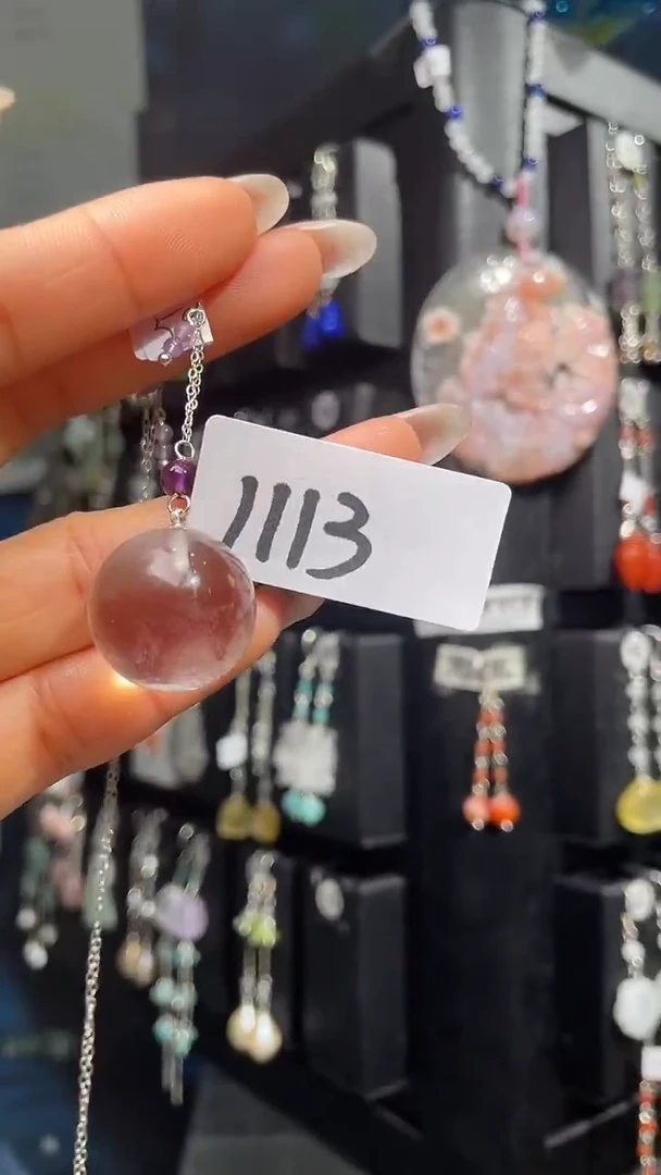 银S925镶嵌耳饰紫晶喜欢拍