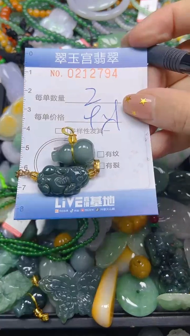 颈饰未镶嵌翡翠闪购C0212794