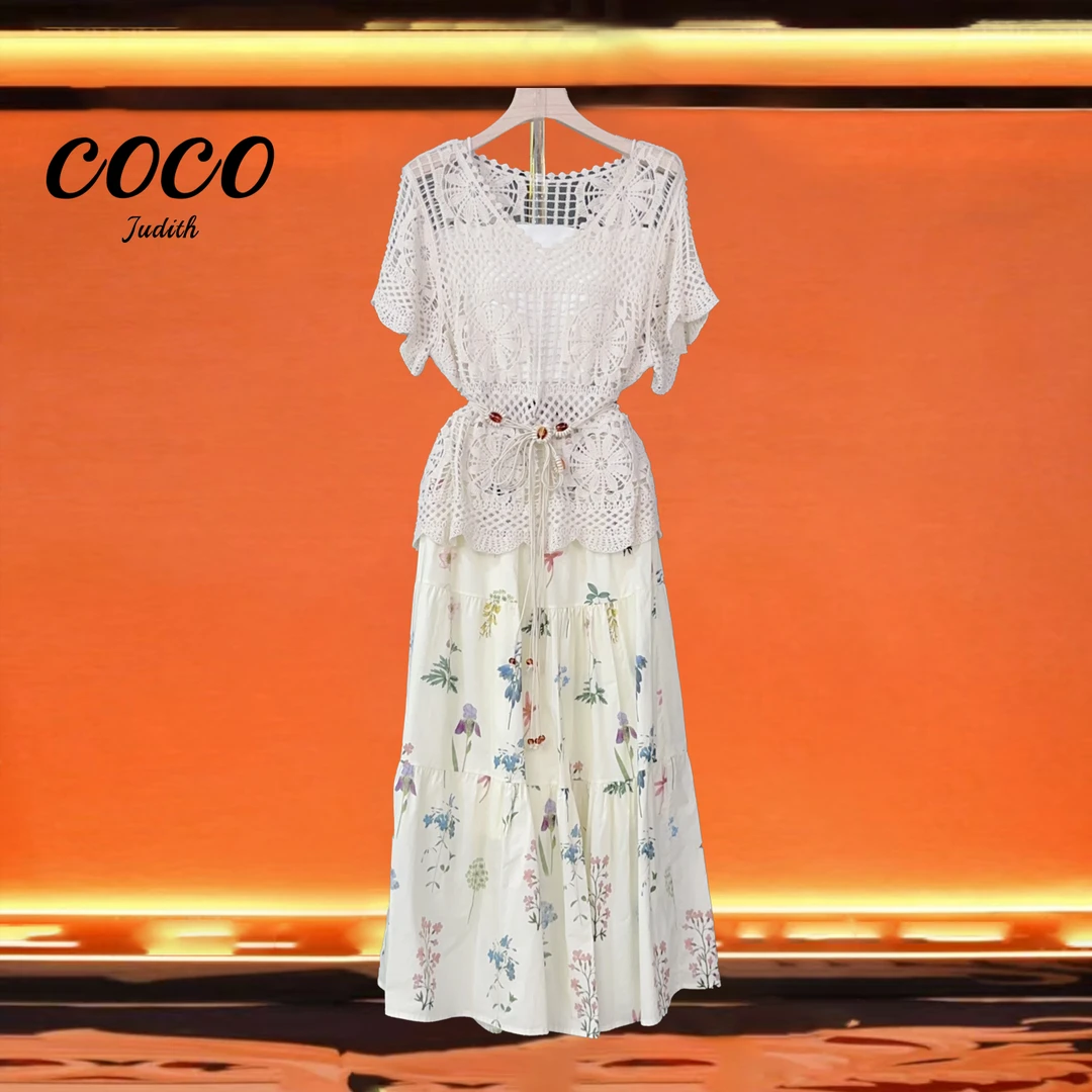 【RG6039】2025年新款显瘦气质小众优雅轻奢百搭潮流设计感套装裙