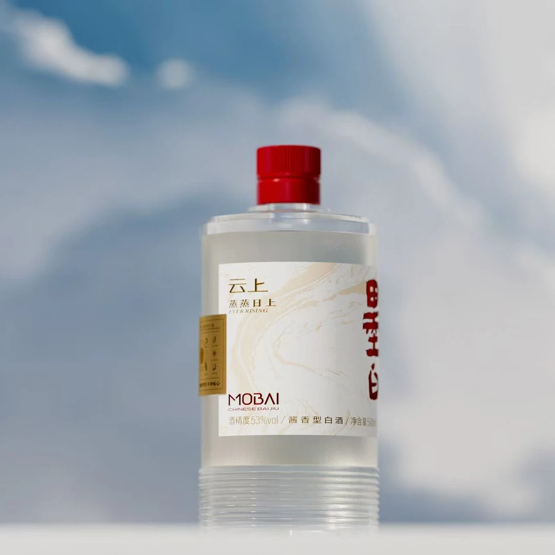 墨白云上光瓶酱香型白酒53%Vol