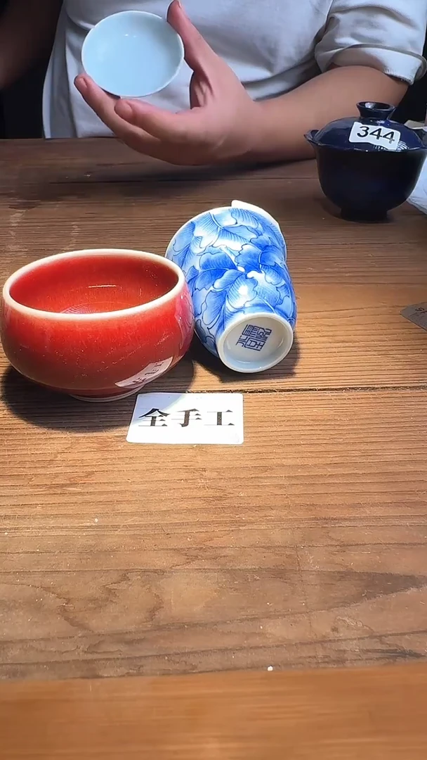 婺州窑龙窑烧制技艺全手工青花