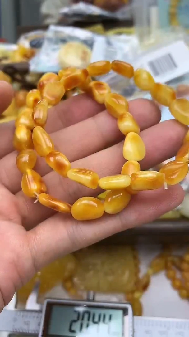 裸石蜜蜡未镶嵌手串卡9多样性发其一