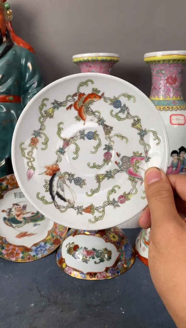 摆件陶567精品老厂瓷器（煤窑烧制）