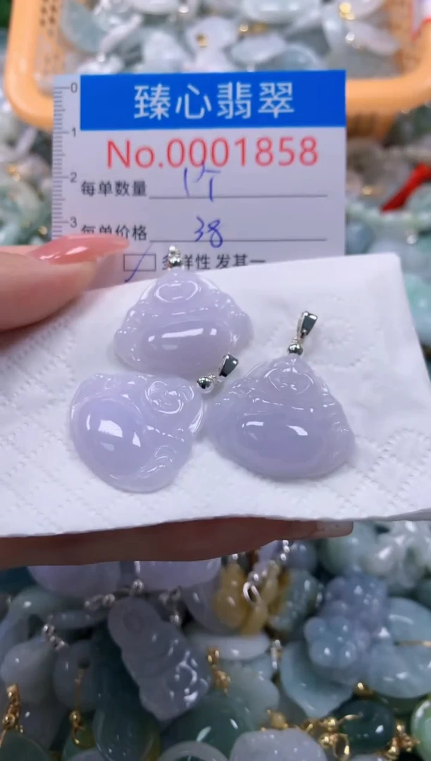 翡翠未镶嵌颈饰多样性发其一1858