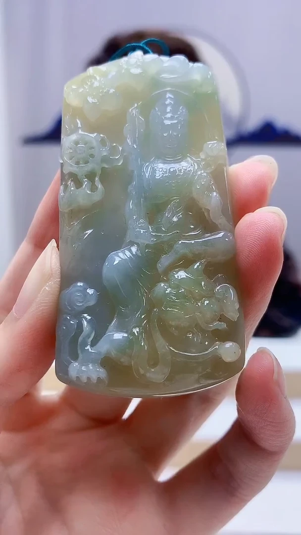 未镶嵌定制翡翠5159zm-毛货挂件126