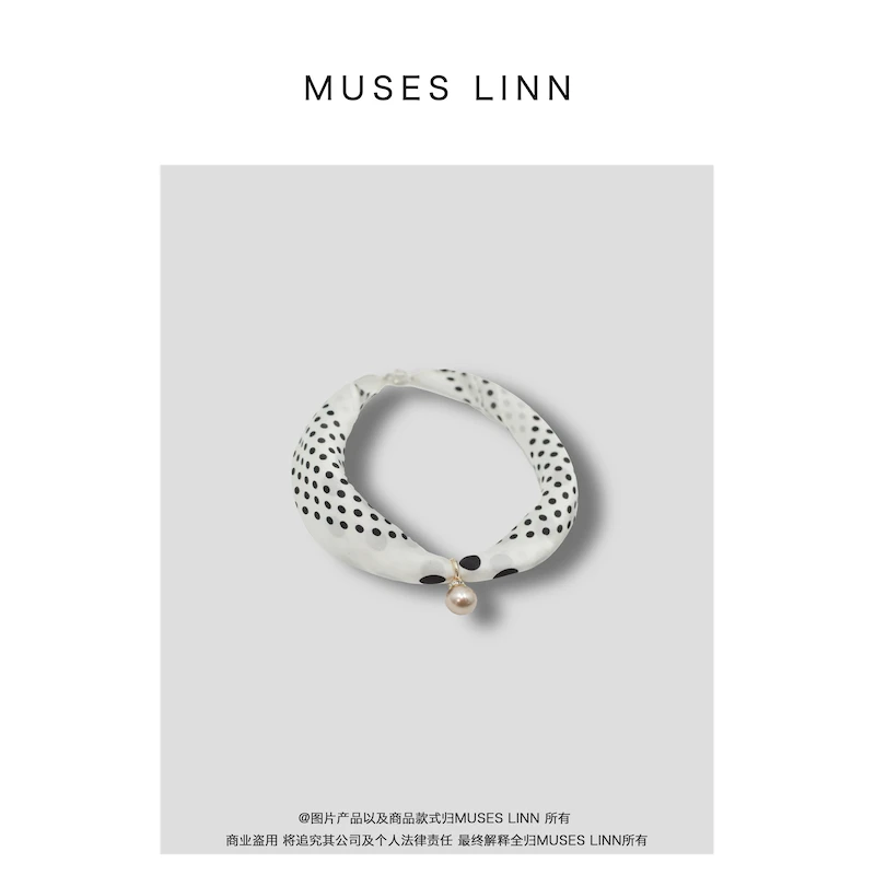 LINN【法式-伴侣】真丝丝巾百搭夏季复古女士时尚M25SJ224